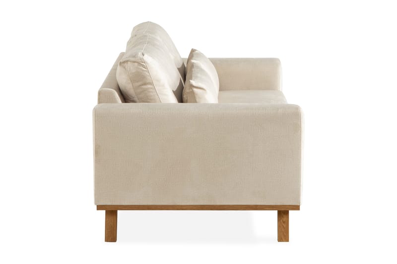 Copenhagen 2-istuttava Samettisohva - Beige - Huonekalut - Sohva - 2:n istuttava sohva