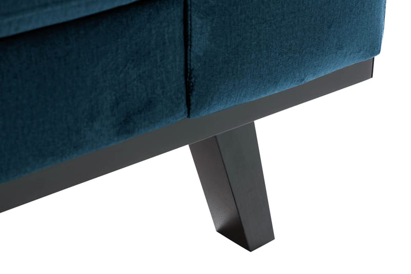 Copenhagen 2-istuttava Samettisohva - Sininen - Huonekalut - Sohva - 2:n istuttava sohva