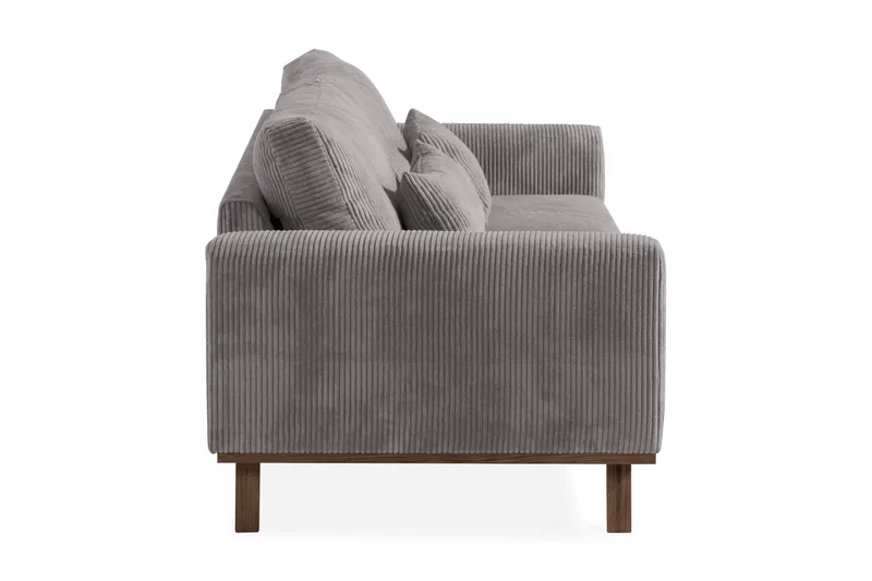 Copenhagen 3-istuttava Manchestersohva - Tummanharmaa - Huonekalut - Sohva - 3:n istuttava sohva