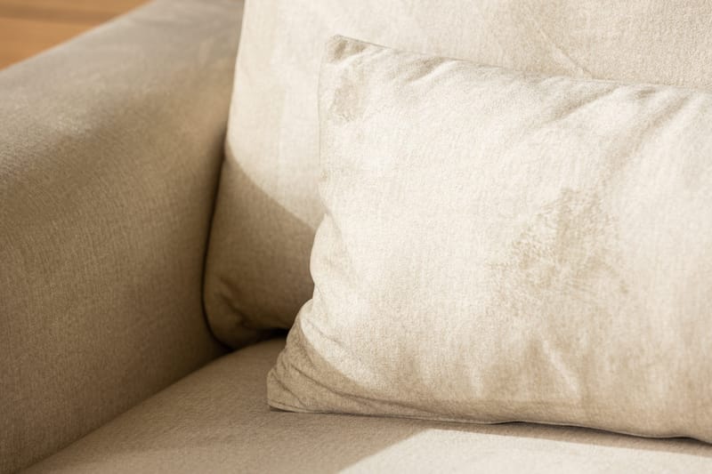 Copenhagen 3-istuttava Samettisohva - Beige - Huonekalut - Sohva - 3:n istuttava sohva