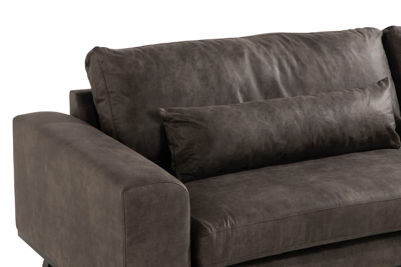 Copenhagen 4-istuttava Keinonahkasohva - Tummanharmaa - Huonekalut - Sohva - 4:n istuttava sohva