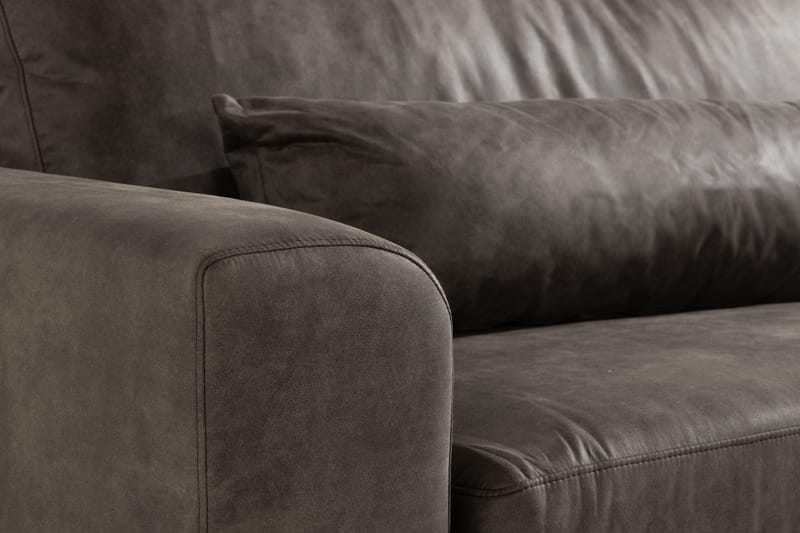 Copenhagen 4-istuttava Keinonahkasohva - Tummanharmaa - Huonekalut - Sohva - 4:n istuttava sohva