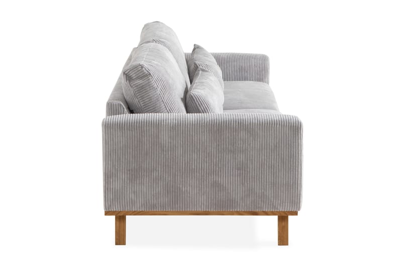 Copenhagen 4-istuttava Manchestersohva - Vaaleanharmaa - Huonekalut - Sohva - 4:n istuttava sohva