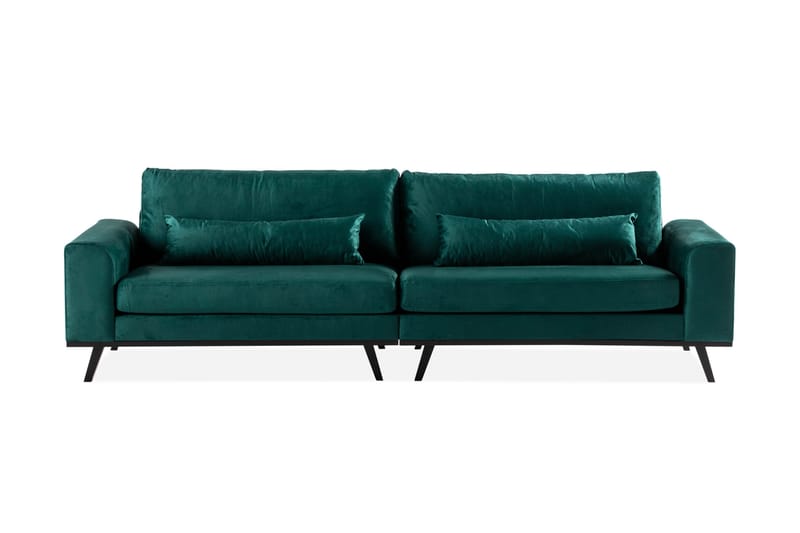 Copenhagen 4-istuttava Samettisohva, Vihreä