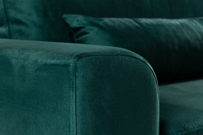 Copenhagen 4-istuttava Samettisohva - Vihreä - Huonekalut - Sohva - 4:n istuttava sohva