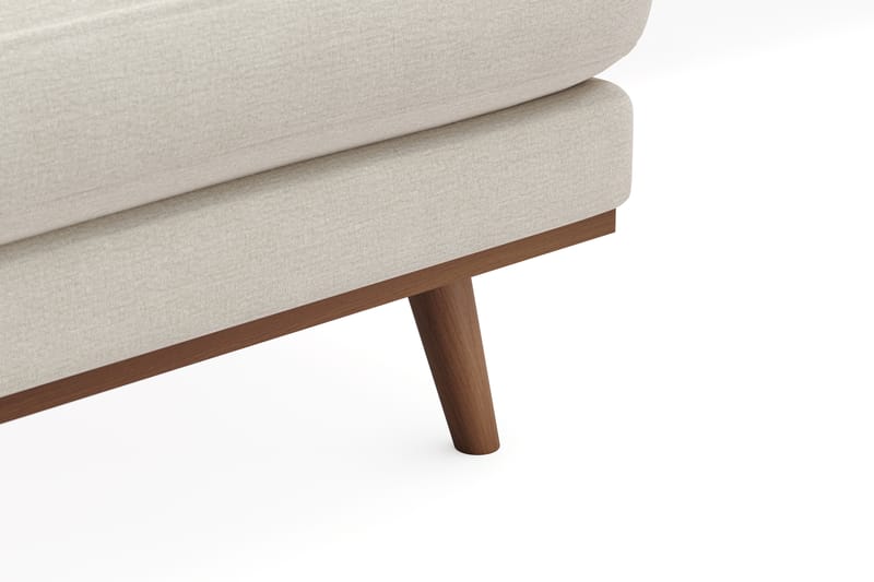 Copenhagen Premium 5-istuttava Vasenkätinen U-muotoinen Sohva Divaanilla ja Schäslongilla Kankaalla - Vaalea beige - Huonekalut - Sohva - Divaanisohva