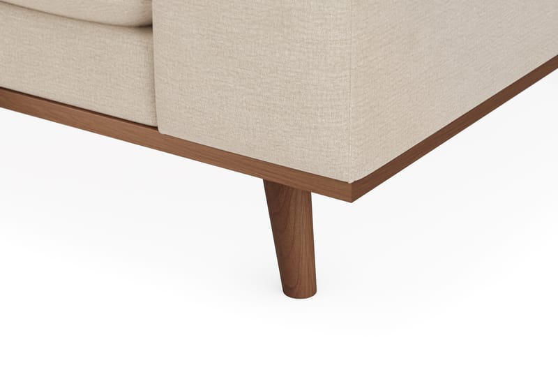 Copenhagen Premium 4-istuttava Vasenkätinen L-muotoinen Divaanisohva Kankaalla - Beige - Huonekalut - Sohva - Divaanisohva