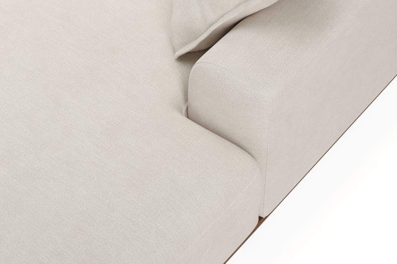 Copenhagen Premium 5-istuttava Oikeakätinen U-muotoinen Sohva Divaanilla ja Schäslongilla Kankaalla - Vaalea beige - Huonekalut - Sohva - Divaanisohva