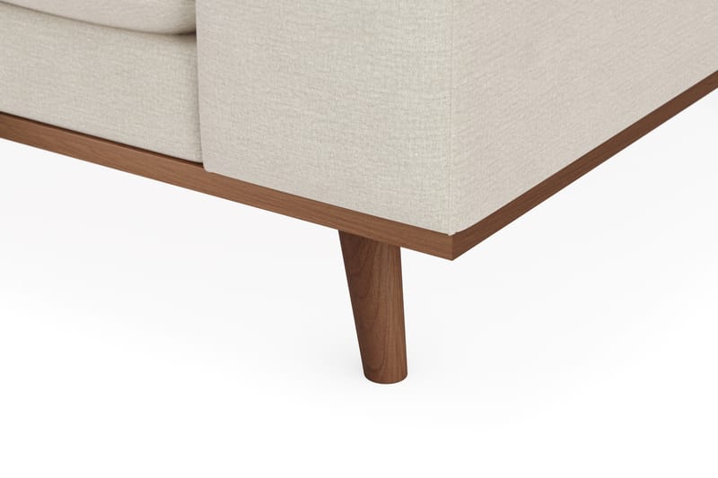 Copenhagen Premium 4-istuttava Vasenkätinen L-muotoinen Divaanisohva Kankaalla - Vaalea beige - Huonekalut - Sohva - Divaanisohva