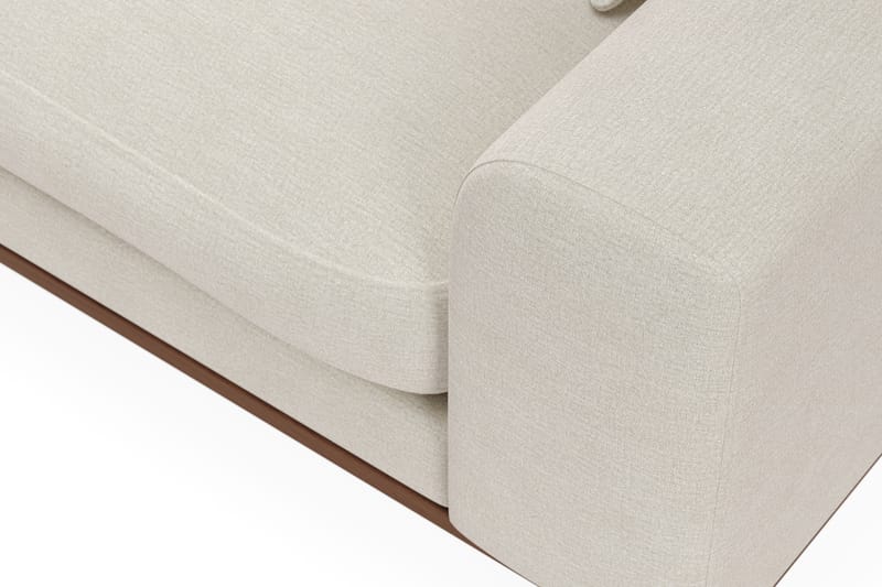 Copenhagen Premium 4-istuttava Vasenkätinen L-muotoinen Sohva Schäslongilla Kankaalla - Vaalea beige - Huonekalut - Sohva - Divaanisohva