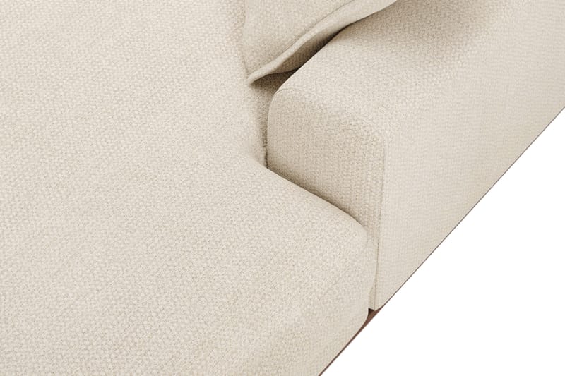 Copenhagen Premium 5-istuttava Vasenkätinen U-muotoinen Sohva Divaanilla ja Schäslongilla Chenillekankaalla - Vaalea beige - Huonekalut - Sohva - Divaanisohva