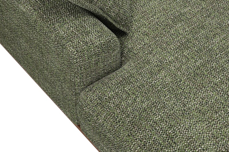 Copenhagen Premium 5-istuttava Oikeakätinen U-muotoinen Sohva Divaanilla ja Schäslongilla Chenillekankaalla - Vihreä - Huonekalut - Sohva - Divaanisohva