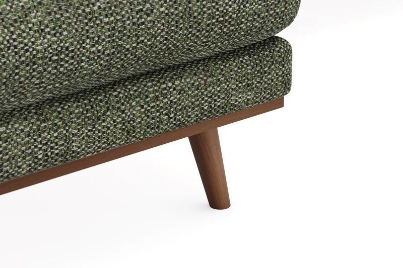 Copenhagen Premium 5-istuttava Oikeakätinen U-muotoinen Sohva Divaanilla ja Schäslongilla Chenillekankaalla - Vihreä - Huonekalut - Sohva - Divaanisohva