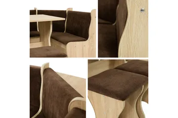 Corvyn Keittiösohva 146x106 cm - Beige - Huonekalut - Pöytä & ruokailuryhmä - Ruokailuryhmä