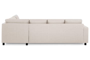 Crazy 4-istuttava Oikeakätinen U-muotoinen Large Sohva Divaanilla ja Divaanituolilla Kankaalla - Beige - Huonekalut - Sohva - Divaanisohva