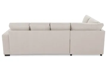 Crazy 4-istuttava Vasenkätinen U-muotoinen Large Sohva Divaanilla ja Divaanituolilla Kankaalla - Beige - Huonekalut - Sohva - Divaanisohva