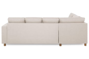 Crazy 4-istuttava Vasenkätinen U-muotoinen Large Sohva Divaanilla ja Divaanituolilla Kankaalla - Beige - Huonekalut - Sohva - Divaanisohva