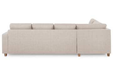 Crazy 4-istuttava Vasenkätinen U-muotoinen Large Sohva Divaanilla ja Divaanituolilla Kankaalla - Beige - Huonekalut - Sohva - Divaanisohva
