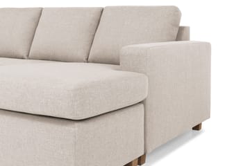 Crazy 4-istuttava Vasenkätinen U-muotoinen Large Sohva Divaanilla ja Divaanituolilla Kankaalla - Beige - Huonekalut - Sohva - Divaanisohva