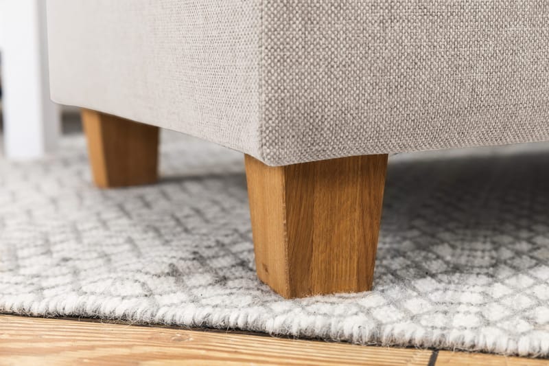 Crazy 4-istuttava Vasenkätinen U-muotoinen Large Sohva Divaanilla ja Divaanituolilla Kankaalla - Beige - Huonekalut - Sohva - Divaanisohva