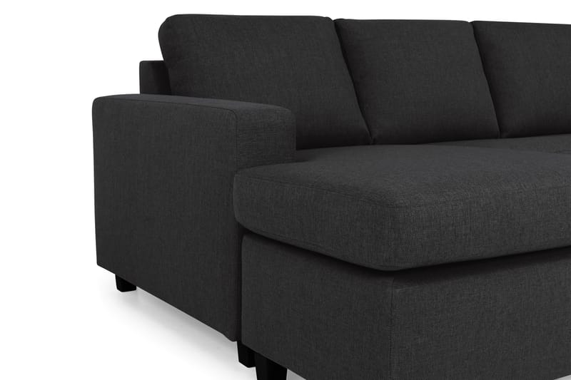 Crazy 5-istuttava Oikeakätinen U-muotoinen X-Large Sohva Divaanilla ja Divaanituolilla Kankaalla - Antrasiitii - Huonekalut - Sohva - Divaanisohva