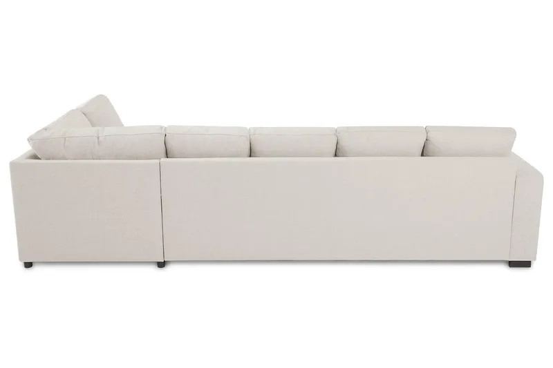 Crazy 5-istuttava Oikeakätinen U-muotoinen X-Large Sohva Divaanilla ja Divaanituolilla Kankaalla - Beige - Huonekalut - Sohva - Divaanisohva
