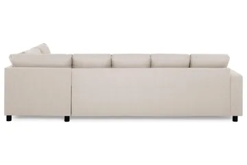 Crazy 5-istuttava Oikeakätinen U-muotoinen X-Large Sohva Divaanilla ja Divaanituolilla Kankaalla - Beige - Huonekalut - Sohva - Divaanisohva