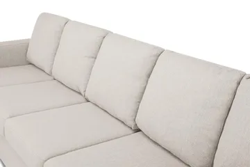 Crazy 5-istuttava Oikeakätinen U-muotoinen X-Large Sohva Divaanilla ja Divaanituolilla Kankaalla - Beige - Huonekalut - Sohva - Divaanisohva