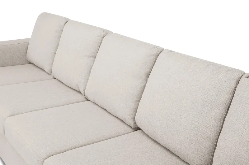 Crazy 5-istuttava Oikeakätinen U-muotoinen X-Large Sohva Divaanilla ja Divaanituolilla Kankaalla - Beige - Huonekalut - Sohva - Divaanisohva