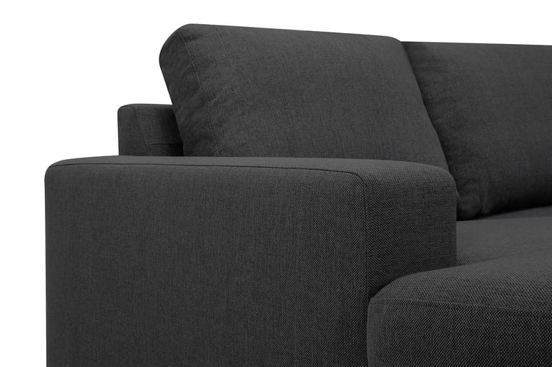 Crazy 5-istuttava Oikeakätinen U-muotoinen X-Large Sohva Divaanilla ja Divaanituolilla Kankaalla - Tummanharmaa - Huonekalut - Sohva - Divaanisohva