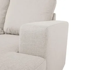 Crazy 5-istuttava Vasenkätinen U-muotoinen Sohva Divaanilla ja Divaanituolilla Kankaalla - Beige - Huonekalut - Sohva - Divaanisohva