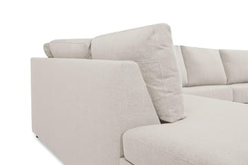 Crazy 5-istuttava Vasenkätinen U-muotoinen X-Large Sohva Divaanilla ja Divaanituolilla Kankaalla - Beige - Huonekalut - Sohva - Divaanisohva