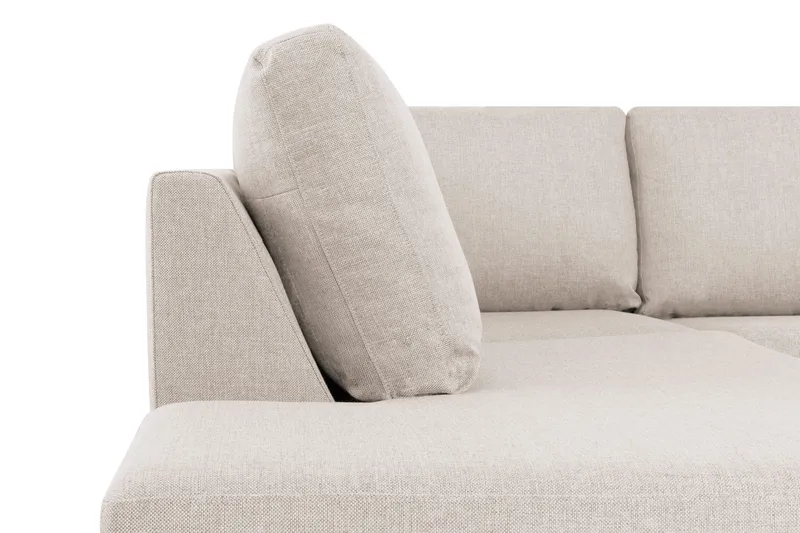 Crazy 5-istuttava Vasenkätinen U-muotoinen X-Large Sohva Divaanilla ja Divaanituolilla Kankaalla - Beige - Huonekalut - Sohva - Divaanisohva