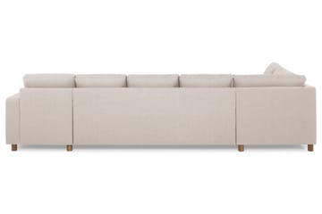 Crazy 5-istuttava Vasenkätinen U-muotoinen X-Large Sohva Divaanilla ja Divaanituolilla Kankaalla - Beige - Huonekalut - Sohva - Divaanisohva