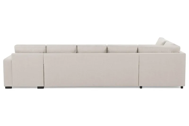 Crazy 5-istuttava Vasenkätinen U-muotoinen X-Large Sohva Divaanilla ja Divaanituolilla Kankaalla - Beige - Huonekalut - Sohva - Divaanisohva