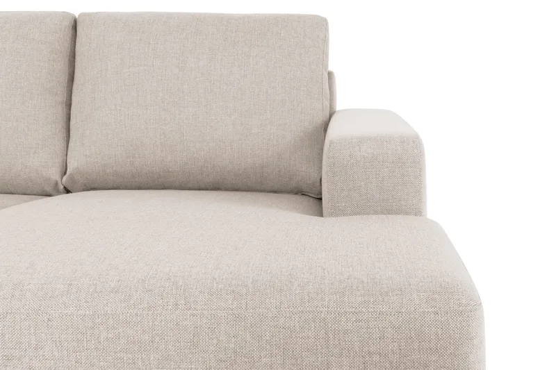 Crazy 5-istuttava Vasenkätinen U-muotoinen X-Large Sohva Divaanilla ja Divaanituolilla Kankaalla - Beige - Huonekalut - Sohva - Divaanisohva