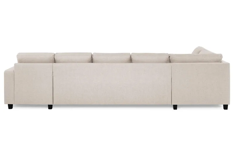 Crazy 5-istuttava Vasenkätinen U-muotoinen X-Large Sohva Divaanilla ja Divaanituolilla Kankaalla - Beige - Huonekalut - Sohva - Divaanisohva