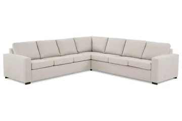 Crazy 6-istuttava Käännettävä L-muotoinen X-Large Kulmasohva Kankaalla - Beige - Huonekalut - Sohva - Kulmasohva