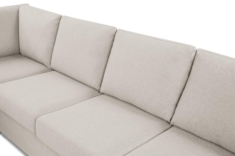 Crazy 6-istuttava Käännettävä L-muotoinen X-Large Kulmasohva Kankaalla - Beige - Huonekalut - Sohva - Kulmasohva