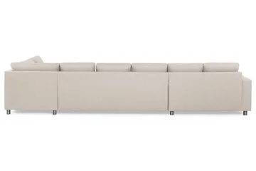 Crazy 6-istuttava Oikeakätinen U-muotoinen XX-Large Sohva Divaanilla ja Divaanituolilla Kankaalla - Beige - Huonekalut - Sohva - Divaanisohva
