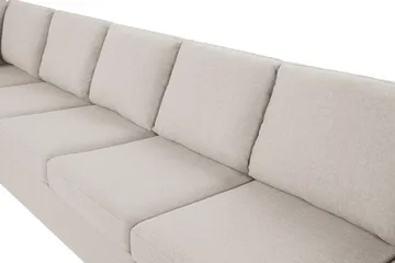 Crazy 6-istuttava Vasenkätinen U-muotoinen XX-Large Sohva Divaanilla ja Divaanituolilla Kankaalla - Beige - Huonekalut - Sohva - Divaanisohva