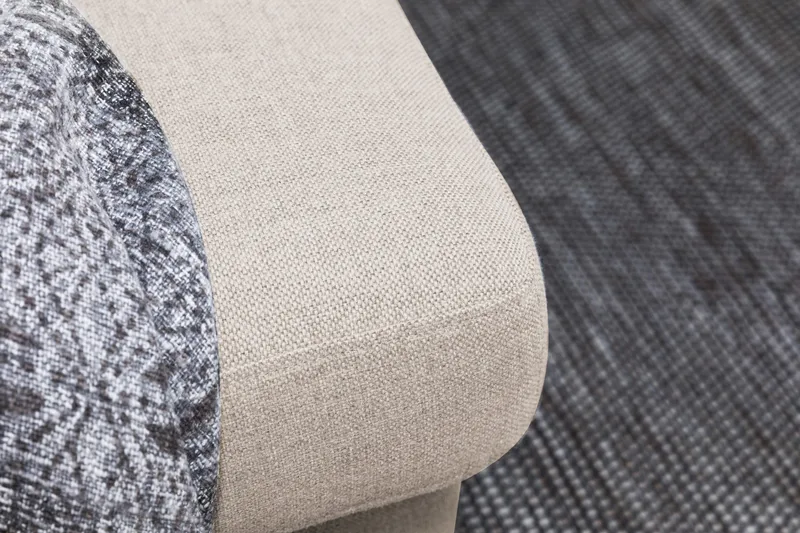Crazy 6-istuttava Vasenkätinen U-muotoinen XX-Large Sohva Divaanilla ja Divaanituolilla Kankaalla - Beige - Huonekalut - Sohva - Divaanisohva