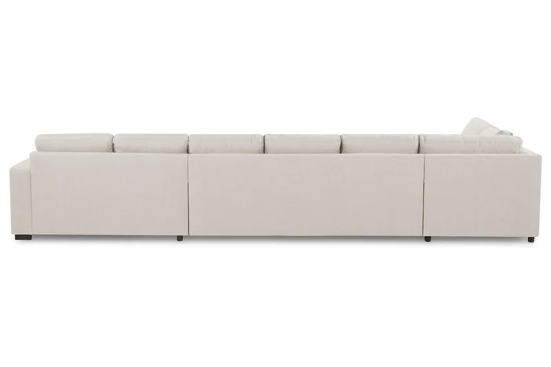 Crazy 6-istuttava Vasenkätinen U-muotoinen XX-Large Sohva Divaanilla ja Divaanituolilla Kankaalla - Beige - Huonekalut - Sohva - Divaanisohva