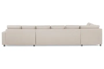 Crazy 6-istuttava Vasenkätinen U-muotoinen XX-Large Sohva Divaanilla ja Divaanituolilla Kankaalla - Beige - Huonekalut - Sohva - Divaanisohva