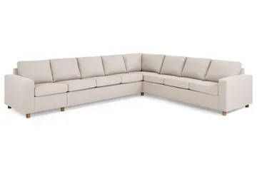 Crazy 7-istuttava käännettävä L-muotoinen XX-Large-kulmasohva, kangasta - Beige - Huonekalut - Sohva - Kulmasohva