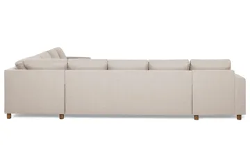 Crazy 7-istuttava käännettävä L-muotoinen XX-Large-kulmasohva, kangasta - Beige - Huonekalut - Sohva - Kulmasohva