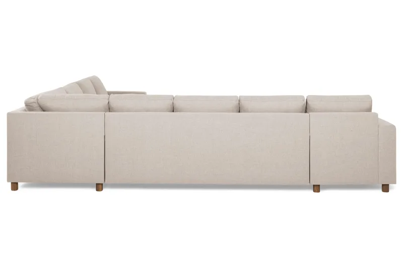 Crazy 7-istuttava käännettävä L-muotoinen XX-Large-kulmasohva, kangasta - Beige - Huonekalut - Sohva - Kulmasohva