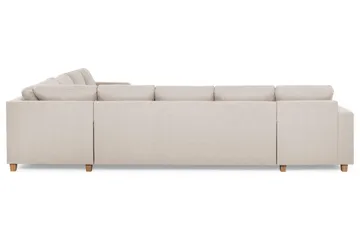Crazy 7-istuttava käännettävä L-muotoinen XX-Large-kulmasohva, kangasta - Beige - Huonekalut - Sohva - Kulmasohva
