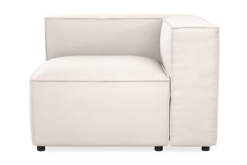 Cubo 2-istuttava Vasemmanpuoleinen Moduuli Kangas 120 cm leveä - Vaalea beige - Huonekalut - Sohva - 2:n istuttava sohva