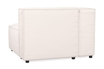 Cubo 2-istuttava Vasemmanpuoleinen Moduuli Kangas 120 cm leveä - Vaalea beige - Huonekalut - Sohva - 2:n istuttava sohva